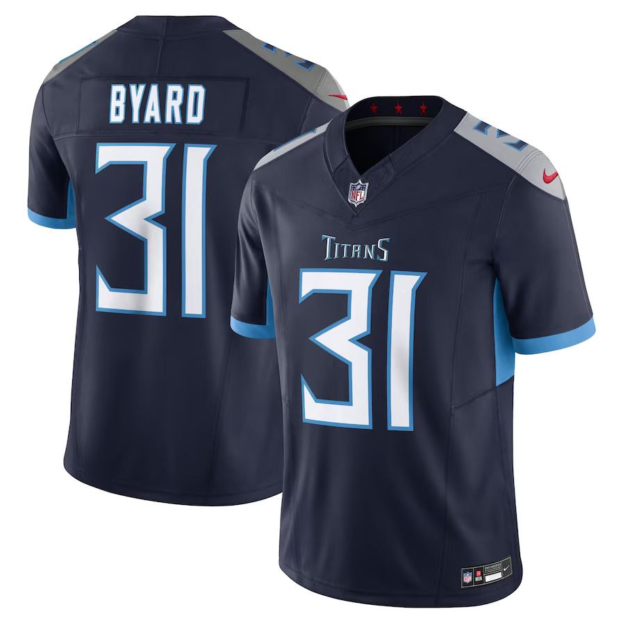 Men Tennessee Titans #31 Kevin Byard Nike Navy Vapor F.U.S.E. Limited NFL Jersey